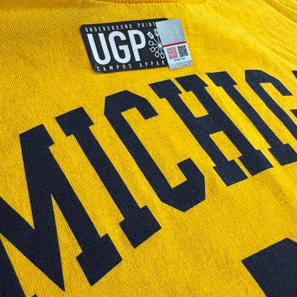 Brand anew Michigan 100% cotton Long Sleeve Shirt Size S Unisex - Picture 10 of 11